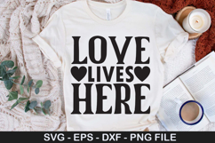 Family SVG Design - May love be the heart of this home Product Image 2