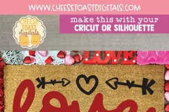 Valentine's Day Quote on Doormat Mockup for Pinterest