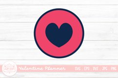 Valentine Planner Sticker | Valentine&#039;s Day Card Sticker Product Image 1