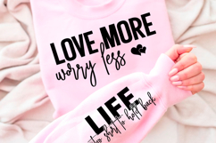 Love More Worry Less SVG Design Product Image 3