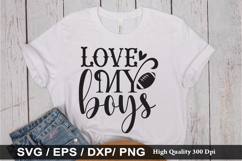 Game Day SVG Design - My heart is on that field Product Image 3