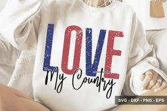 Love My Country - 4th Of July Design Product Image 1