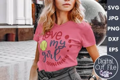Love My Girl | Softball Svg Design File Product Image 1