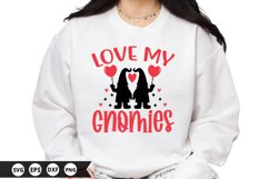 Love My Gnomies - Valentine&#039;s Day SVG Design Product Image 1
