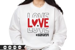 Love #Nanalife - Valentine SVG Design Product Image 1