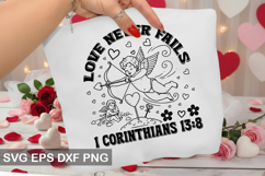 Retro Valentine's Day Design - Love never fails 1 corinthian Product Image 5