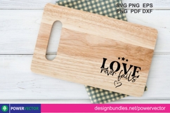 Love never fails SVG PNG, Bible Verse Motivation Craft File Product Image 4