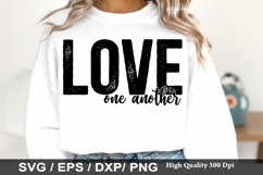 Love One Another - Christian SVG Design Product Image 1