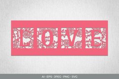 Love Papercut Card Product Image 1