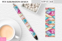 Pastel Stained Glass |Valentines Day Pen Wrap Product Image 1