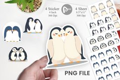 Sticker Love Penguin Product Image 1
