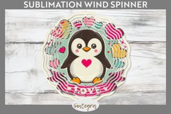 Love Penguin v2 Wind Spinner Sublimation Product Image 1