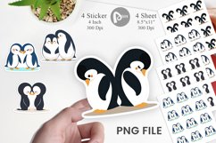 Sticker Love Penguin Product Image 1