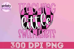 Teacher Valentine png, Valentine's Day Sublimation Design Product Image 3