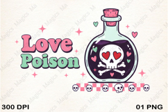Love Poison Valentine&#039;s Day PNG Product Image 1