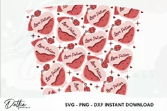 Love Potion Starbucks No Gap 24oz Acrylic Tumbler Wrap Product Image 2