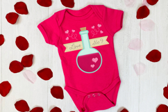 Love Potion Bottle Applique Embroidery