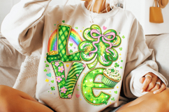 Love St Patrick's Day PNG, Lucky Day PNG, Irish PNG, Clover Product Image 4