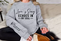 Loves Song Echoes in My Soul Sleeve SVG Product Image 3
