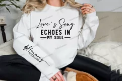 Loves Song Echoes in My Soul Sleeve SVG Product Image 2