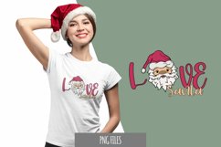 Love Santa with Santa Head Sublimation Product Image 1
