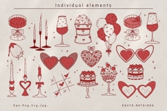 The Love kit, romantic vector art collection Product Image 2