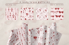 The Love kit, romantic vector art collection Product Image 5