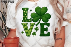 Love Shamrock PNG St Patrick's Day Png Product Image 2