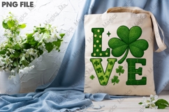 Love Shamrock PNG St Patrick's Day Png Product Image 4