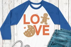 Love SVG, Girls And Cookies SVG Design Product Image 2