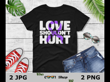 Love Shouldn&#039;t Hurt Png, Domestic Violence Png Product Image 2