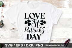 Love St Patrick&#039;s Day SVG - St. Patrick&#039;s Day Design Product Image 1
