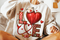Love Nurse Valentine's Day PNG, Nurse Mom PNG, Xoxo PNG Product Image 2