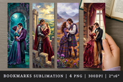 Love story bookmarks printable sublimation bookmark design Product Image 1