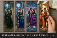 Love story bookmarks printable sublimation bookmark design Product Image 1