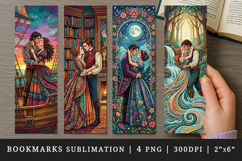 Love story bookmarks printable sublimation bookmark design Product Image 1