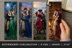 Love story bookmarks printable sublimation bookmark design Product Image 1