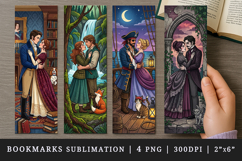 Love story bookmarks printable sublimation bookmark design Product Image 1
