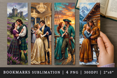 Love story bookmarks printable sublimation bookmark design Product Image 1