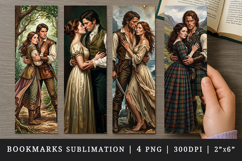 Love story bookmarks printable sublimation bookmark design Product Image 1