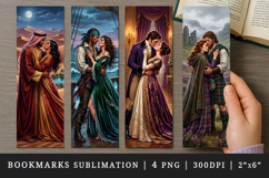 Love story bookmarks printable sublimation bookmark design Product Image 1