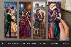 Love story bookmarks printable sublimation bookmark design Product Image 1