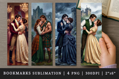 Love story bookmarks printable sublimation bookmark design Product Image 1