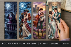 Love story bookmarks printable sublimation bookmark design Product Image 1
