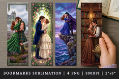 Love story bookmarks printable sublimation bookmark design Product Image 1