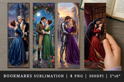 Love story bookmarks printable sublimation bookmark design Product Image 1