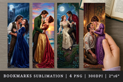 Love story bookmarks printable sublimation bookmark design Product Image 1