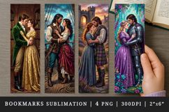 Love story bookmarks printable sublimation bookmark design Product Image 1