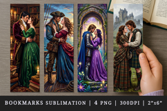 Love story bookmarks printable sublimation bookmark design Product Image 1