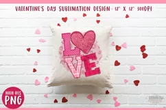 LOVE Valentine's Day Sublimation PNG File Product Image 2